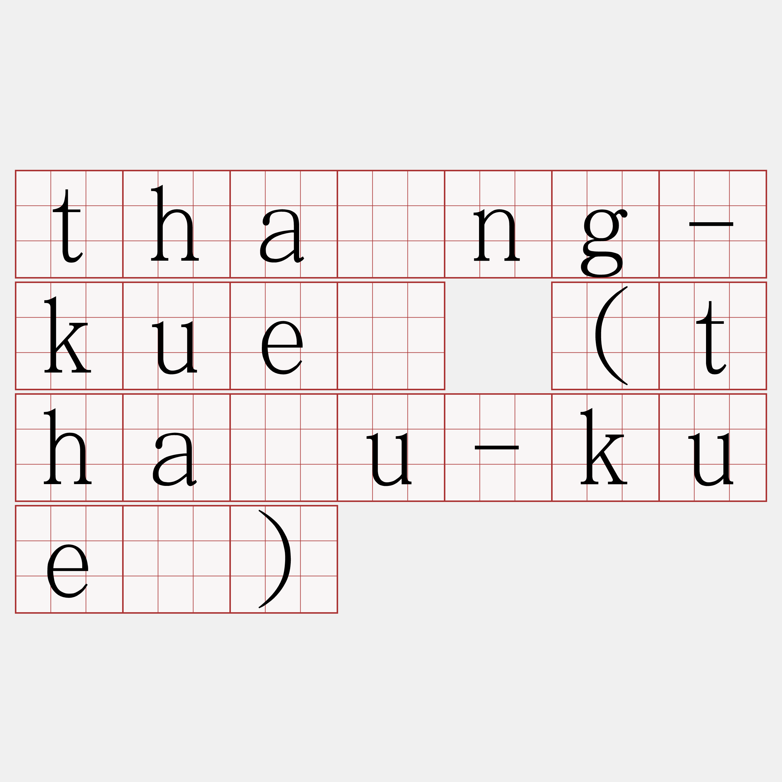 thàng-kuè (thàu-kuè)